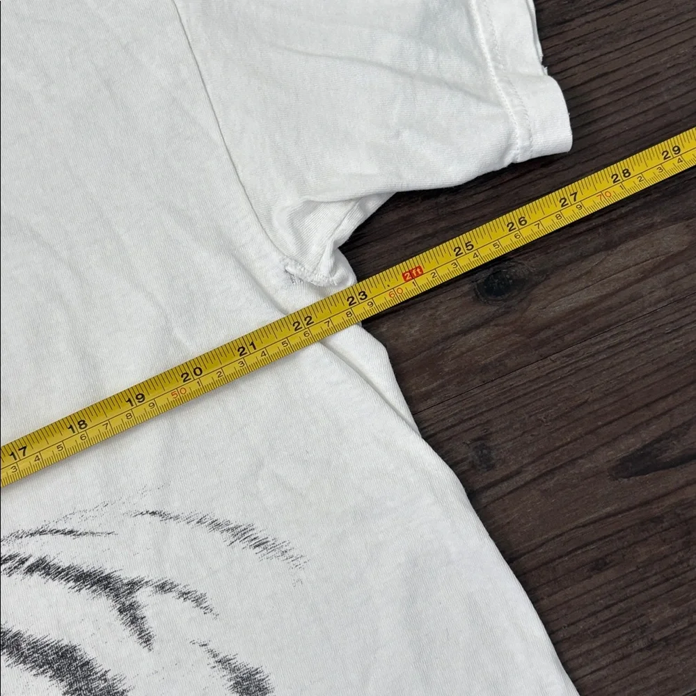 VINTAGE 1990S WHITE TIGER ANIMAL GRAPHIC SHORT SLEEVE TSHIRT MENS 2XL - Picture 9 of 11